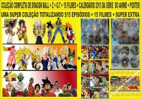 COLEÇÃO COMPLETA DE DRAGON BALL.Z.GT + FILMES + CALENDARIO + BOX.